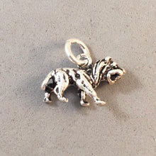 Load image into Gallery viewer, Sale! LION ROARING .925 Sterling Silver 3-D Charm Pendant African Lioness SL04N