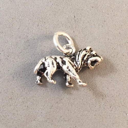 Sale! LION ROARING .925 Sterling Silver 3-D Charm Pendant African Lioness SL04N