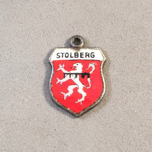 Load image into Gallery viewer, STOLBERG Vintage Travel Shield Enamel Charm Pendant Europe Germany VS-18