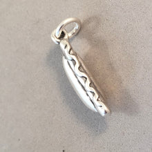 Load image into Gallery viewer, HOT DOG BRATWURST .925 Sterling Silver 3-D Charm Pendant Germany New York  OK03