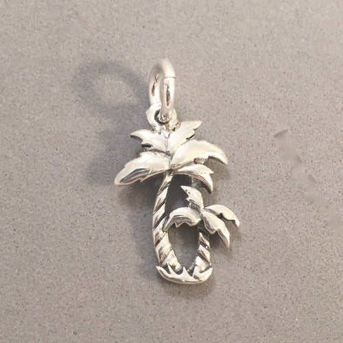 Sale! PALM TREES .925 Sterling Silver Charm Pendant SL17O