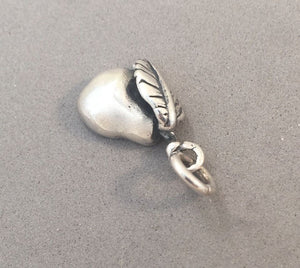 Sale! PEAR .925 Sterling Silver Charm Pendant Fruit Food SL26T