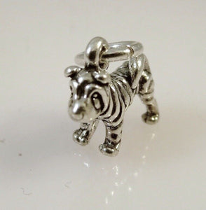 Sale! SHAR-PEI .925 Sterling Silver 3-D Charm Pendant SL12A