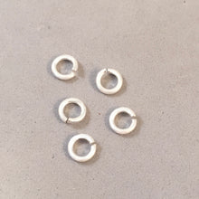 Load image into Gallery viewer, Jump Rings - Small Open 5 mm by 1.0 mm Strong Sterling Silver JR5