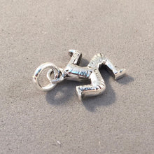 Load image into Gallery viewer, ISLE OF MAN .925 Sterling Silver 3-D Charm Pendant United Kingdom Mann 3 Legs Manx Irish Sea Symbol Northern Ireland Souvenir TB23