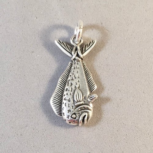 MAHI-MAHI FISH Sterling Silver 3-D Charm Pendant Hawaii Florida Bahamas Cabo NT67