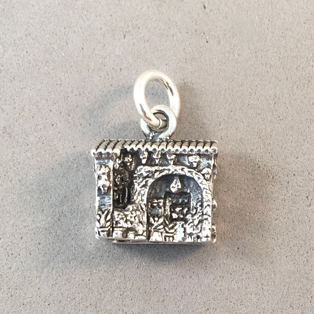 PATIOS DE CORDOBA .925 Sterling Silver Charm Pendant Spain Europe Patio Festival Travel Souvenir TP29