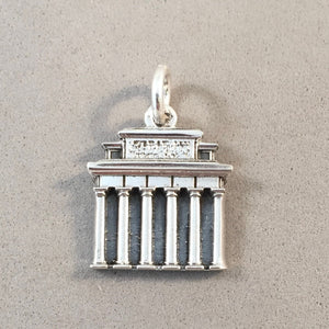 MUSEO DEL PRADO .925 Sterling Silver Charm Pendant Madrid Museum Tourist Travel Places Souvenir TP39