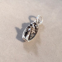 Load image into Gallery viewer, FLOATING MARKET .925 Sterling Silver 3-D Charm Pendant Boat Bangkok Thailand Damnoen Saduak TA49