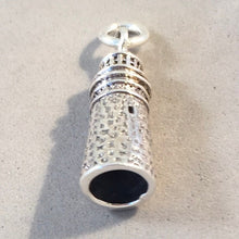 Load image into Gallery viewer, PORTLAND HEAD LIGHT .925 Sterling Silver Charm Pendant Souvenir Maine Lighthouse TU09