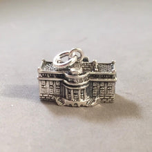 Load image into Gallery viewer, WHITE HOUSE Detailed .925 Sterling Silver 3-D Charm Pendant Landmark Washington DC Government President Residence Travel TY20