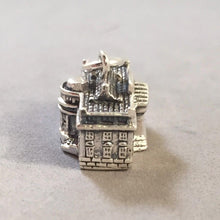 Load image into Gallery viewer, WHITE HOUSE Detailed .925 Sterling Silver 3-D Charm Pendant Landmark Washington DC Government President Residence Travel TY20