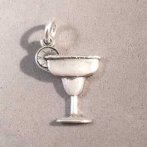 Sterling Silver #1 Bartender Charm Pendant - Elegant Jewelry Gift For Bartenders With Glass Cup Design