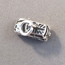 Load image into Gallery viewer, BRITISH MINI .925 Sterling Silver 3-D Charm Pendant Car UK England London Flag Union Jack Taxi  TB42