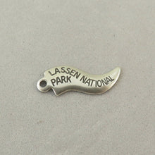 Load image into Gallery viewer, NATIONAL PARK &amp; MONUMENT Nickel Silver Charm Flag/Banner/Tag Not 925 Sterling