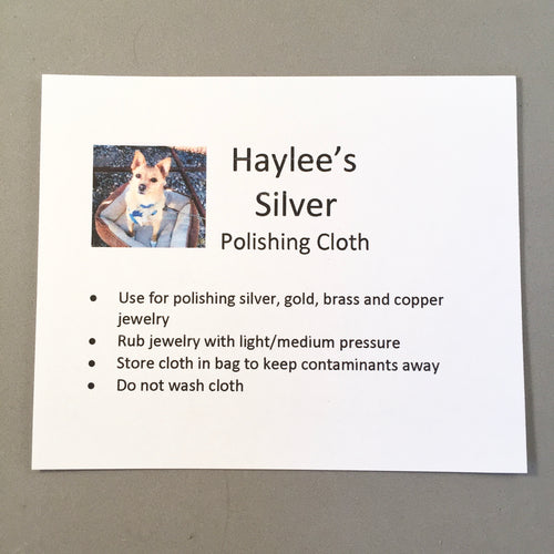 Polishing Cloth - Haylee's Silver favorite cloth for Polishing your Silver Charms