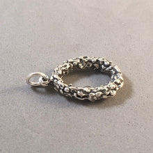 Load image into Gallery viewer, HAWAIIAN LEI .925 Sterling Silver 3-D Charm Pendant Flower Maui Island Honolulu Oahu TH08