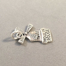 Load image into Gallery viewer, PARIS CABARET .925 Sterling Silver Charm Pendant France Windmill Moulin Rouge Souvenir New tf24