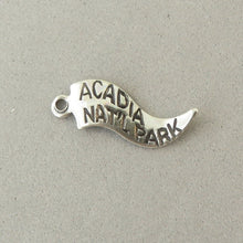 Load image into Gallery viewer, NATIONAL PARK &amp; MONUMENT Nickel Silver Charm Flag/Banner/Tag Not 925 Sterling