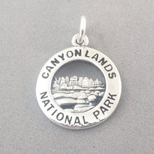 Load image into Gallery viewer, CANYONLANDS National Park .925 Sterling Silver Charm Pendant Utah The Needles Canyon Lands np46