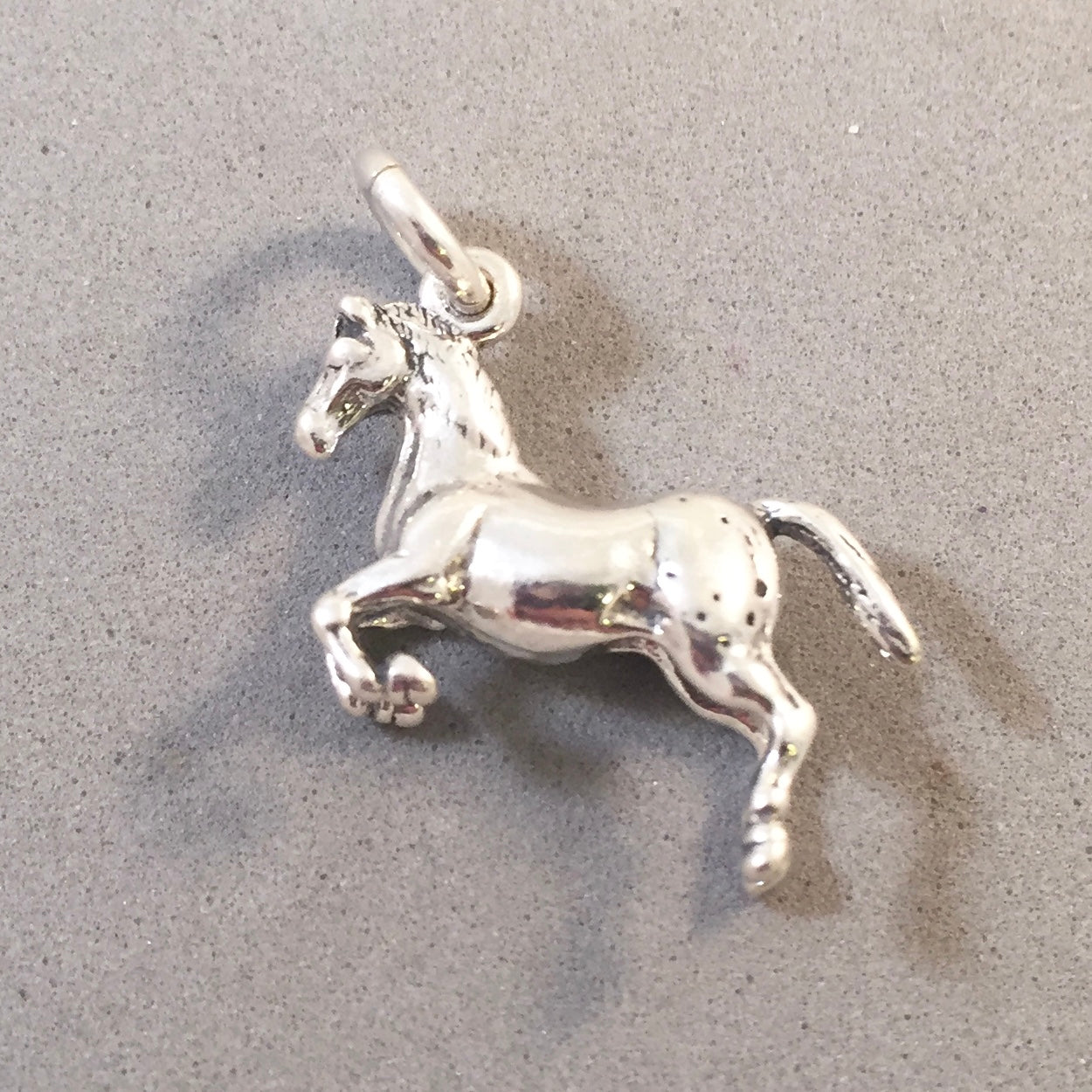 Sterling Silver Horse Necklace, Animal Pendent, Stallion Necklace, Horse Charm Necklace, Horse Charm, fashion 925 Sterling Silver