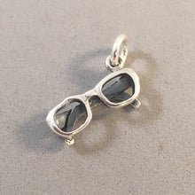 Load image into Gallery viewer, EYEGLASSES .925 Sterling Silver 3-D Charm Pendant Glasses Sun Readers Reading Spectacles DU04