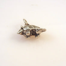 Load image into Gallery viewer, ARMADILLO .925 Sterling Silver 3-D Charm Pendant Texas Desert Southwest Animal AN41