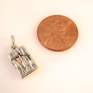 CARLSBAD CAVERNS .925 Sterling Silver 3-D Charm Pendant National Park New Mexico Caves Travel pm03