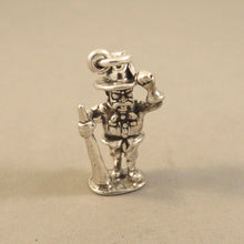 Load image into Gallery viewer, THEODORE ROOSEVELT .925 Sterling Silver 3-D Charm Pendant Teddy National Park North Dakota pm19