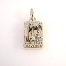 Load image into Gallery viewer, CARLSBAD CAVERNS .925 Sterling Silver 3-D Charm Pendant National Park New Mexico Caves Travel pm03