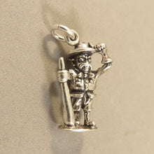 Load image into Gallery viewer, THEODORE ROOSEVELT .925 Sterling Silver 3-D Charm Pendant Teddy National Park North Dakota pm19