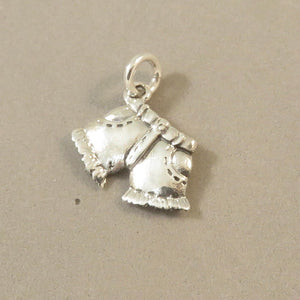 CUT-OFF SHORTS .925 Sterling Silver 3-D Charm Pendant Jeans Daisy Dukes Fashion Clothes du02