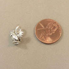 Load image into Gallery viewer, CHICKEN / HEN .925 Sterling Silver 3-D Charm Small Tiny Pendant Bird bi14