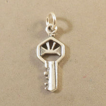 Load image into Gallery viewer, Sale! KEY .925 Sterling Silver 3-D Charm Pendant Basic Simple House Car Old HM117