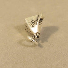 Load image into Gallery viewer, TEEPEE .925 Sterling Silver 3-D Charm Pendant Native American Indian Tepee Tee Pee Tribe TW05