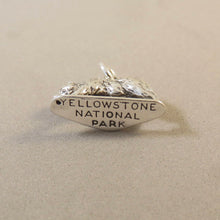 Load image into Gallery viewer, YELLOWSTONE BEAR .925 3-D Sterling Silver Charm Pendant National Park Wyoming Grizzly Brown CC08