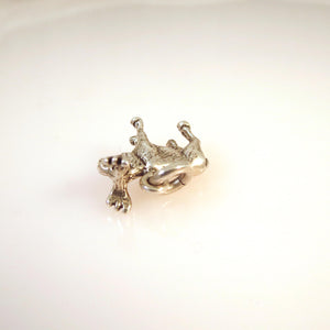 MOOSE .925 Sterling Silver 3-D Charm Pendant Male Bull Moose with Rack ...