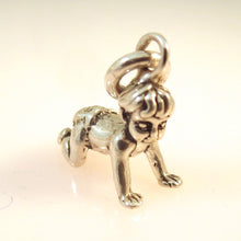 Load image into Gallery viewer, Sale! CRAWLING BABY .925 Sterling Silver Charm Pendant Nursery Child Diaper Newborn Infant Shower ba101