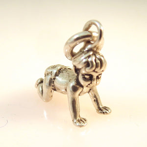 Sale! CRAWLING BABY .925 Sterling Silver Charm Pendant Nursery Child Diaper Newborn Infant Shower ba101