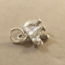 Load image into Gallery viewer, BLACK BEAR .925 Sterling Silver 3-D Charm Pendant Grizzly Brown Cub Figural Animal an25