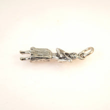 Load image into Gallery viewer, HULA DANCER Sterling Silver 3-D Charm Pendant Hawaii Luau Maui Kauai Big Island Honolulu Oahu TH09