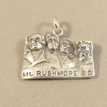 Load image into Gallery viewer, MOUNT RUSHMORE Sterling Silver Charm Pendant Mt. National Memorial Monument Presidents SD pm13