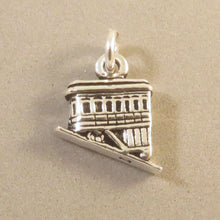 Load image into Gallery viewer, FUNICULAR .925 Sterling Silver 3-D Charm Pendant Incline Railway Car Valparaiso Montmartre vh07