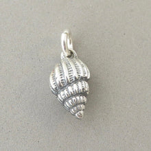 Load image into Gallery viewer, TULIP SEA SHELL .925 Sterling Silver 3-D Charm Pendant Beach Sea Seashell NT37