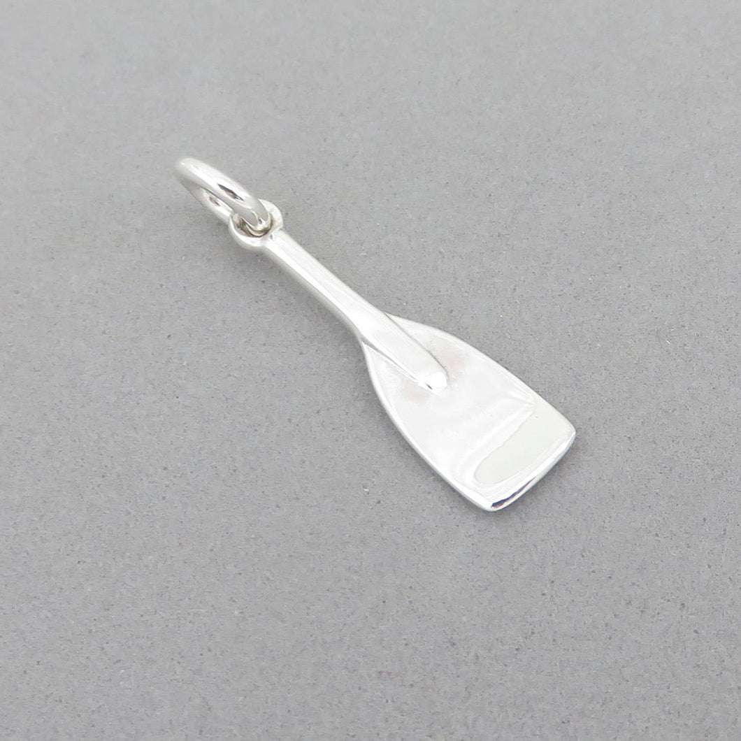 OAR or PADDLE .925 Sterling Silver Charm Pendant Rowing Crew Team Row Boat Oarsman sp01