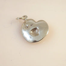 Load image into Gallery viewer, Sale! FROG on LILY PAD .925 Sterling Silver 3-D Charm Pendant Toad Bullfrog SL16N