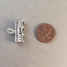 Load image into Gallery viewer, PONTE VECCHIO BRIDGE .925 Sterling Silver 3-D Charm Pendant Florence Italy Arch Arno River ti16