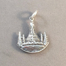 Load image into Gallery viewer, WAT ARUN .925 Sterling Silver Charm Pendant Temple of Dawn Bangkok Thailand Myanmar Laos ta15