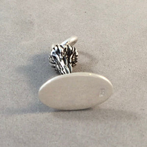 OLD FAITHFUL GEYSER 3-D .925 Sterling Silver Charm Pendant Yellowstone National Park WY pm57