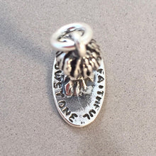 Load image into Gallery viewer, OLD FAITHFUL GEYSER 3-D .925 Sterling Silver Charm Pendant Yellowstone National Park WY pm57